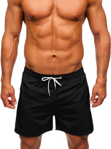 Pantalón corto de baño para hombre negro Bolf XL019