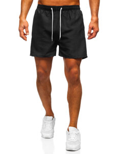 Pantalón corto de baño para hombre negro Bolf XL020