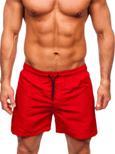 Pantalón corto de baño para hombre rojo Bolf 7729