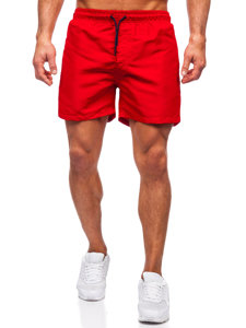 Pantalón corto de baño para hombre rojo Bolf 7729