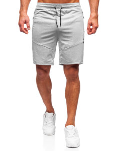 Pantalón corto de chándal gris para hombre Bolf 68041