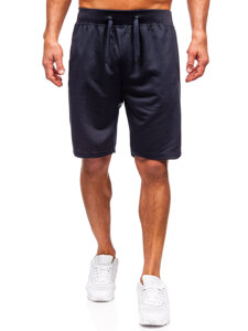 Pantalón corto de chándal para hombre azul oscuro Bolf 8K101