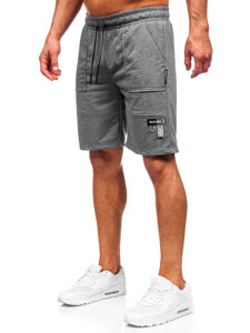 Pantalón corto de chándal para hombre grafito Bolf JX609