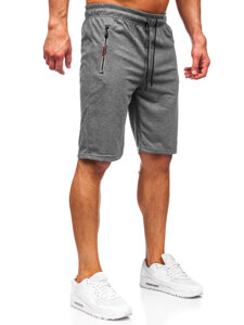 Pantalón corto de chándal para hombre grafito Bolf JX800