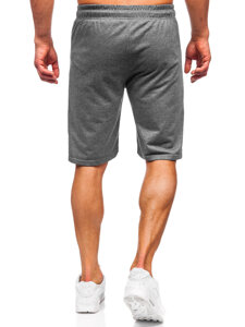 Pantalón corto de chándal para hombre grafito Bolf JX800