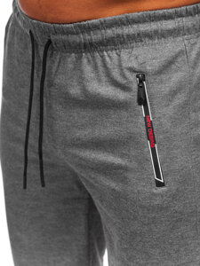 Pantalón corto de chándal para hombre grafito Bolf JX800