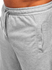 Pantalón corto de chándal para hombre gris Bolf 8K100