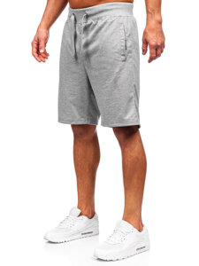 Pantalón corto de chándal para hombre gris Bolf 8K101