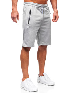 Pantalón corto de chándal para hombre gris Bolf 8K200