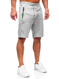 Pantalón corto de chándal para hombre gris Bolf 8K288