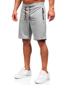 Pantalón corto de chándal para hombre gris Bolf 8K291