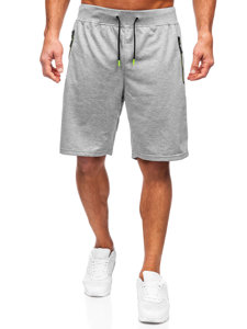 Pantalón corto de chándal para hombre gris Bolf 8K295