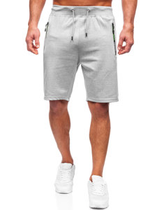 Pantalón corto de chándal para hombre gris Bolf 8K296