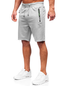 Pantalón corto de chándal para hombre gris Bolf 8K296