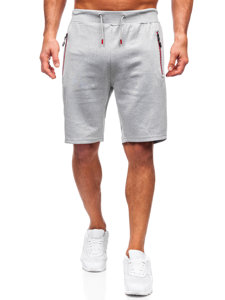 Pantalón corto de chándal para hombre gris Bolf 8K297