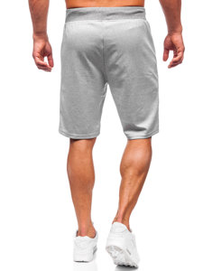 Pantalón corto de chándal para hombre gris Bolf 8K298