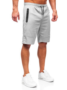 Pantalón corto de chándal para hombre gris Bolf 8K929