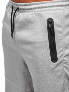 Pantalón corto de chándal para hombre gris Bolf 8K929