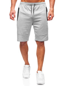 Pantalón corto de chándal para hombre gris Bolf 8K929