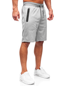 Pantalón corto de chándal para hombre gris Bolf 8K935