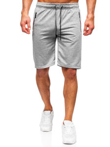 Pantalón corto de chándal para hombre gris Bolf JX800