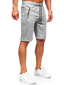 Pantalón corto de chándal para hombre gris Bolf JX800