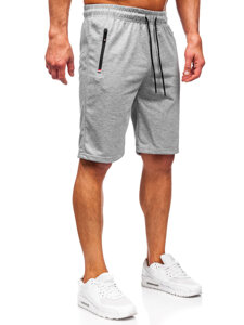 Pantalón corto de chándal para hombre gris Bolf JX802