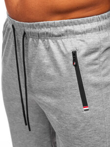 Pantalón corto de chándal para hombre gris Bolf JX802