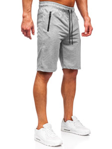 Pantalón corto de chándal para hombre gris Bolf JX805