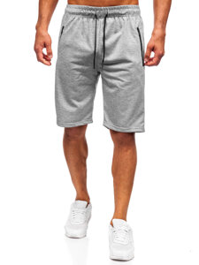 Pantalón corto de chándal para hombre gris Bolf JX808