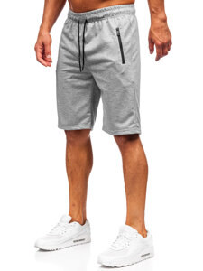 Pantalón corto de chándal para hombre gris Bolf JX808