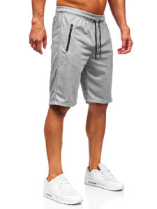 Pantalón corto de chándal para hombre gris Bolf JX808