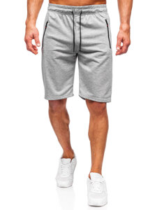 Pantalón corto de chándal para hombre gris Bolf JX822