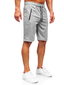 Pantalón corto de chándal para hombre gris Bolf JX822