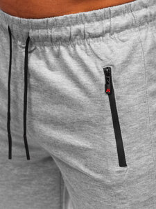 Pantalón corto de chándal para hombre gris Bolf JX822