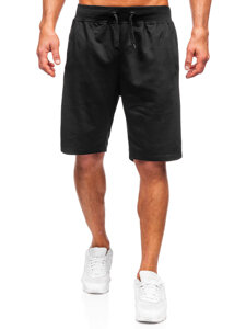 Pantalón corto de chándal para hombre negro Bolf 8K101