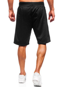 Pantalón corto de chándal para hombre negro Bolf 8K101