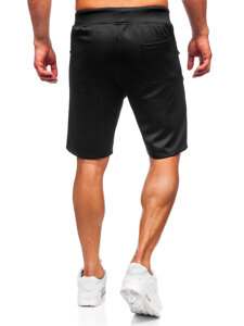 Pantalón corto de chándal para hombre negro Bolf 8K1121