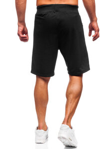 Pantalón corto de chándal para hombre negro Bolf 8K287