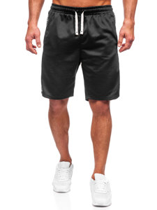 Pantalón corto de chándal para hombre negro Bolf 8K933