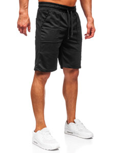 Pantalón corto de chándal para hombre negro Bolf JX609