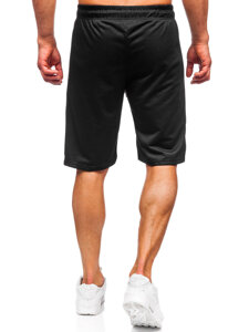 Pantalón corto de chándal para hombre negro Bolf JX800