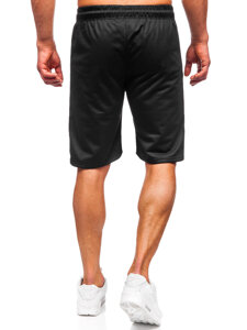 Pantalón corto de chándal para hombre negro Bolf JX805