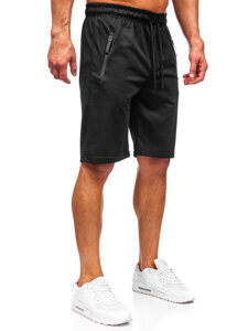 Pantalón corto de chándal para hombre negro Bolf JX806