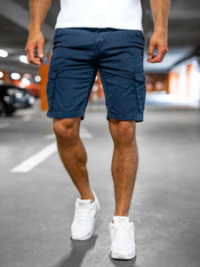 Pantalón corto de combate para hombre azul oscuro Bolf YF2222