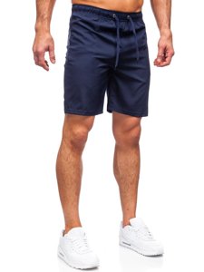 Pantalón corto deportivo para hombre color azul oscuro Bolf HH037