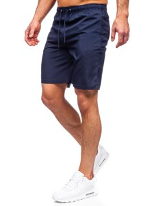 Pantalón corto deportivo para hombre color azul oscuro Bolf HH037