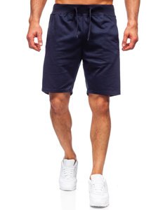 Pantalón corto deportivo para hombre color azul oscuro Denley K10003