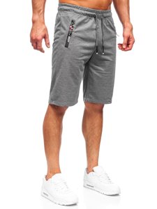 Pantalón corto deportivo para hombre color grafito Bolf JX503