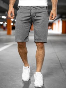 Pantalón corto deportivo para hombre color grafito Bolf JX512